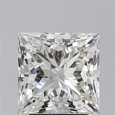 3.22ct I SI1 Rare Carat Ideal Cut Princess Diamond