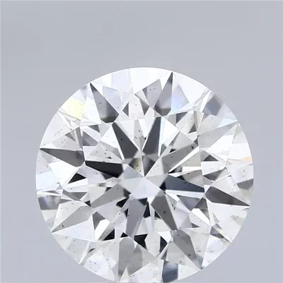 5.09ct G SI1 Rare Carat Ideal Cut Round Lab Grown Diamond