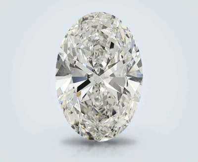 7.55ct H VS2 Rare Carat Ideal Cut Oval Lab Grown Diamond