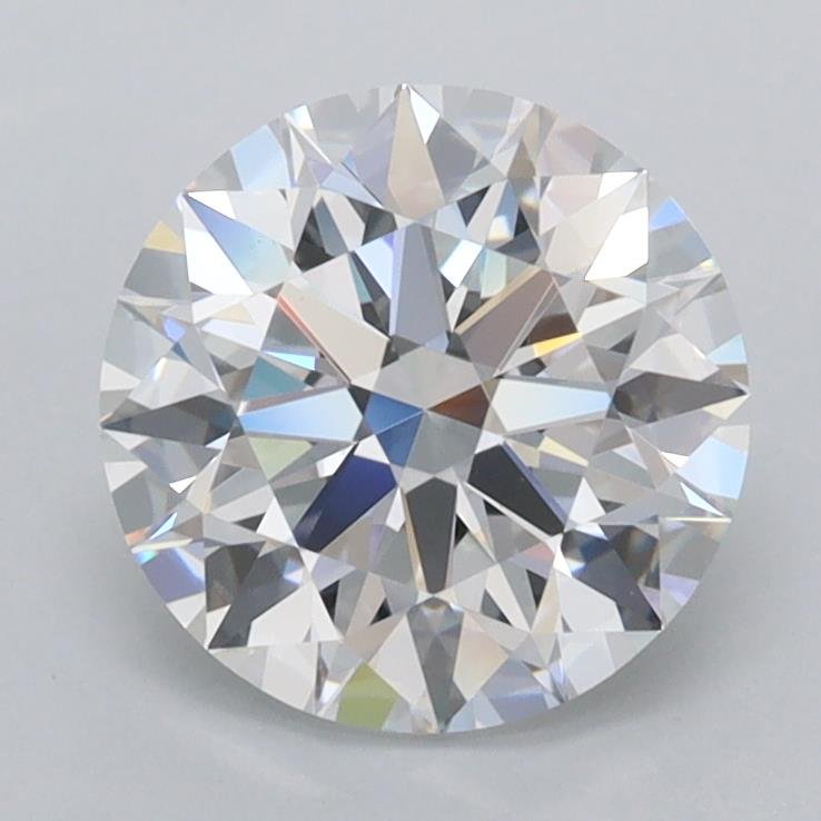 1.90ct D FL Rare Carat Ideal Cut Round Lab Grown Diamond