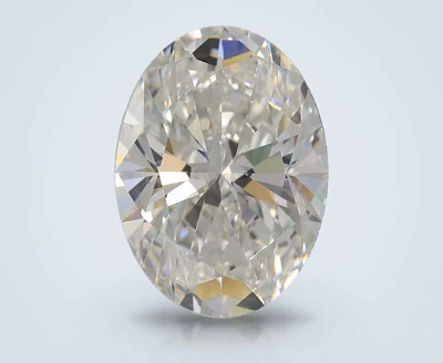 5.09ct F VS1 Rare Carat Ideal Cut Oval Lab Grown Diamond