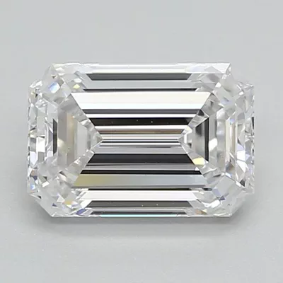 1.43ct D VS1 Rare Carat Ideal Cut Emerald Lab Grown Diamond