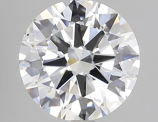 3.53ct E SI1 Excellent Cut Round Lab Grown Diamond