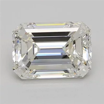 5.01ct I VVS2 Rare Carat Ideal Cut Emerald Diamond