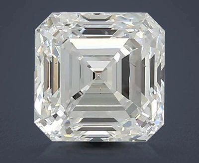 1.42ct E VS2 Rare Carat Ideal Cut Asscher Lab Grown Diamond