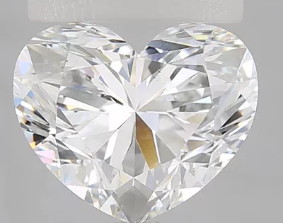 4.02ct E VS2 Rare Carat Ideal Cut Heart Diamond