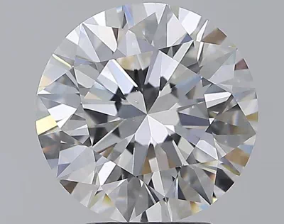 3.51ct D VS2 Rare Carat Ideal Cut Round Diamond