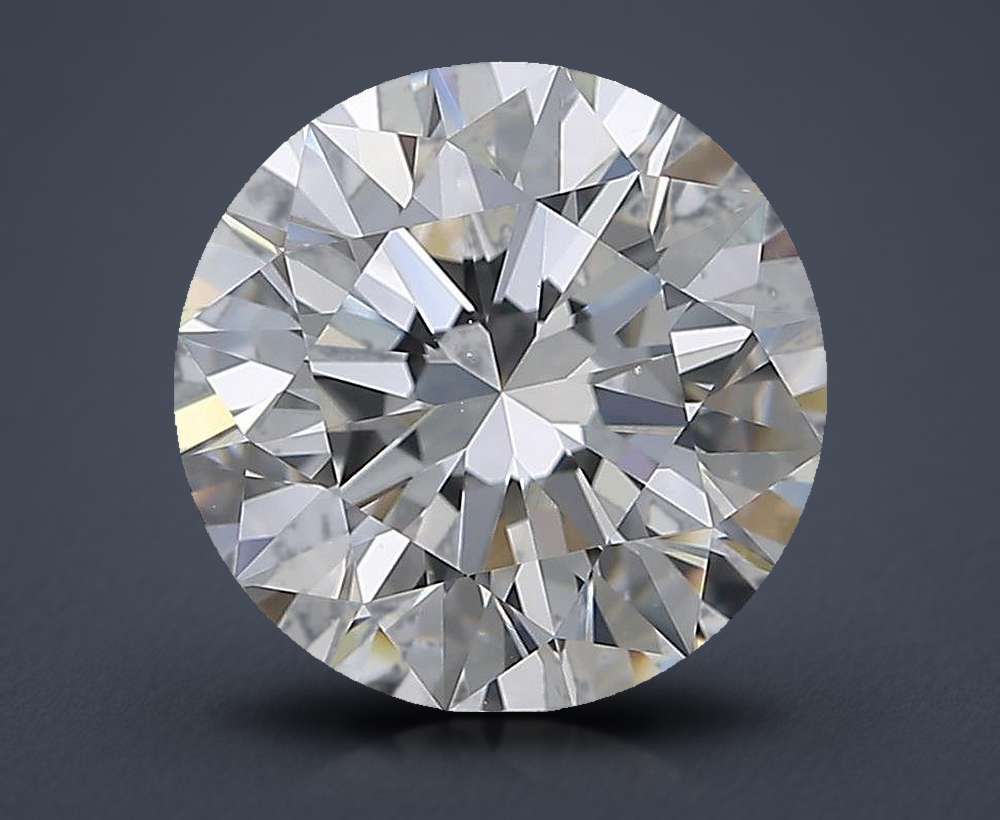 3.51ct D VS2 Rare Carat Ideal Cut Round Diamond