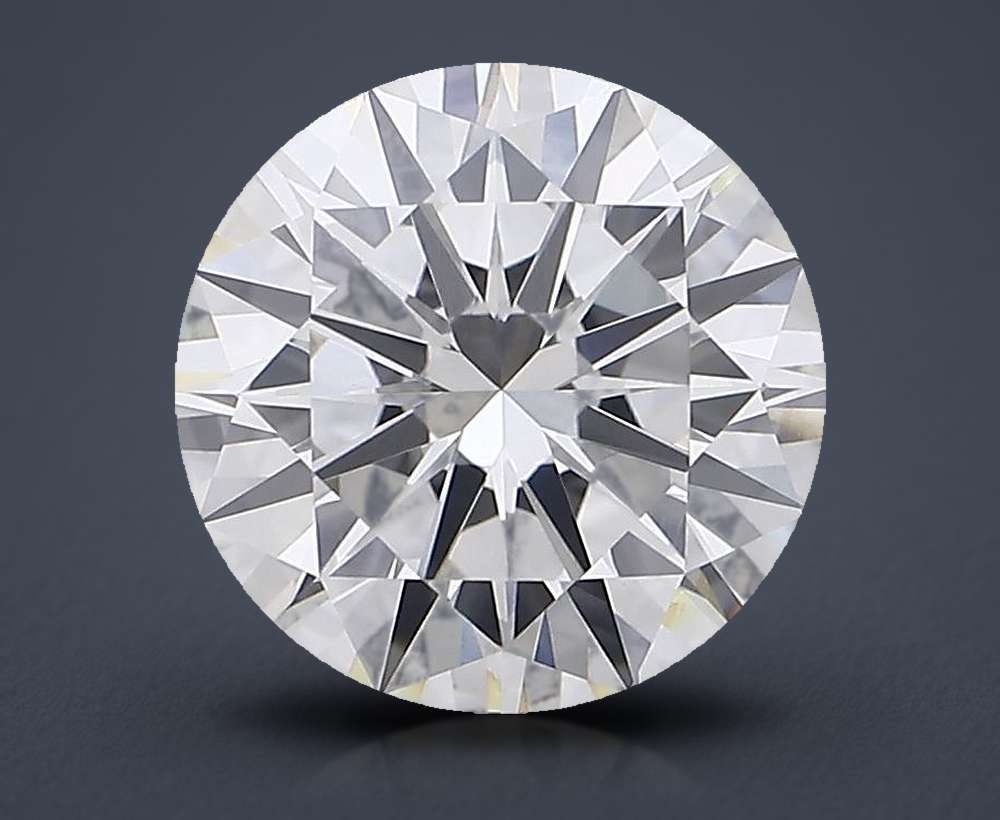 2.56ct H VVS2 Excellent Cut Round Lab Grown Diamond