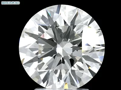 3.61ct I VS2 Rare Carat Ideal Cut Round Diamond