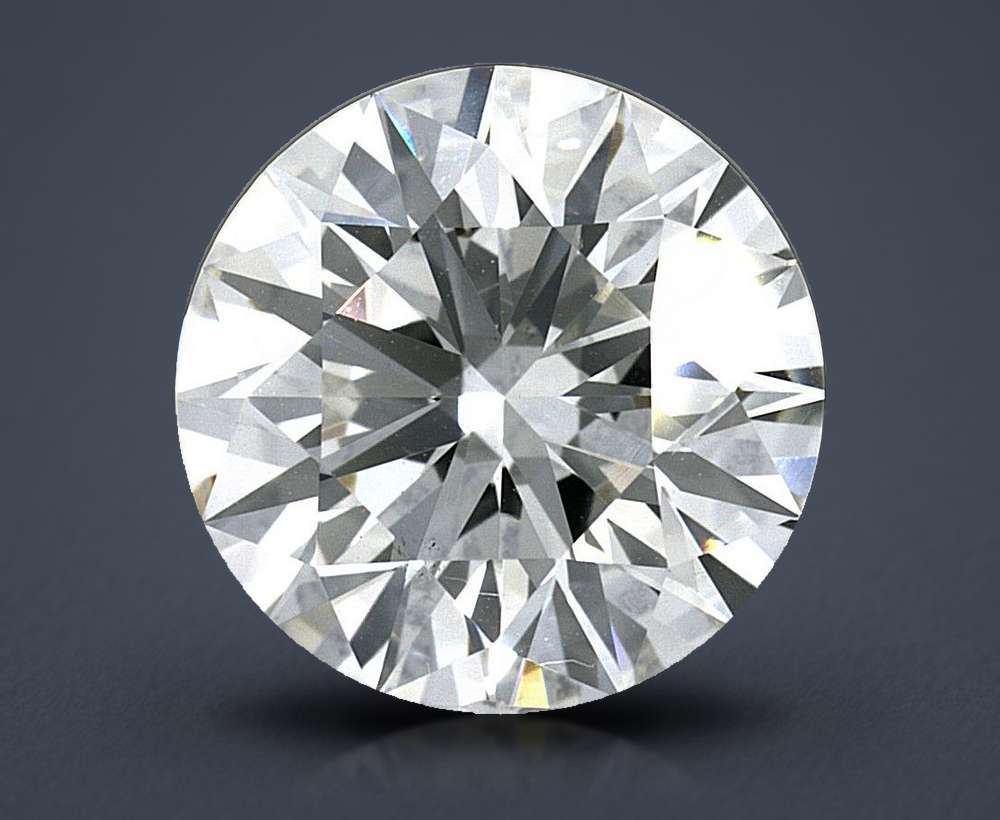 3.61ct I VS2 Rare Carat Ideal Cut Round Diamond
