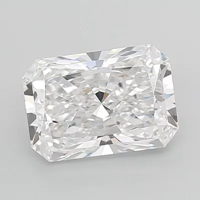 5.09ct E VVS2 Rare Carat Ideal Cut Radiant Lab Grown Diamond