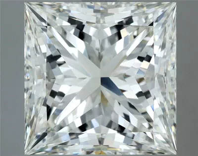 5.10ct J VVS2 Rare Carat Ideal Cut Princess Diamond