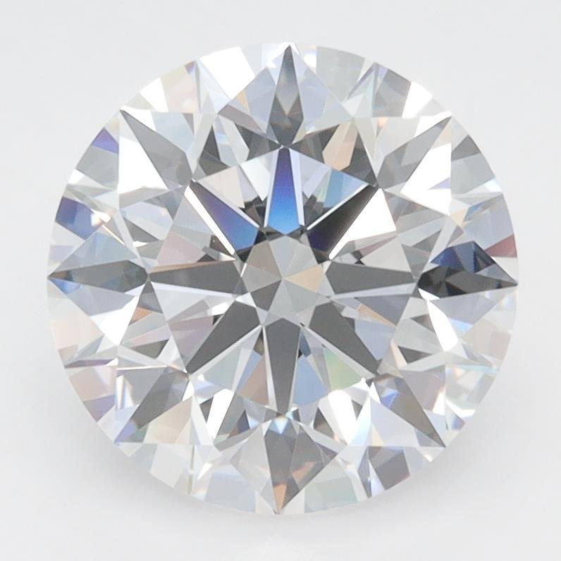 3.01ct D VVS2 Rare Carat Ideal Cut Round Lab Grown Diamond