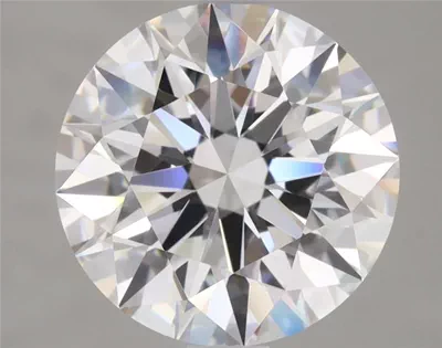 3.11ct D VVS2 Rare Carat Ideal Cut Round Diamond
