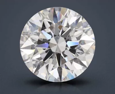 3.11ct D VVS2 Rare Carat Ideal Cut Round Diamond