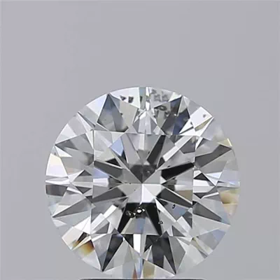 2.22ct E SI2 Rare Carat Ideal Cut Round Diamond
