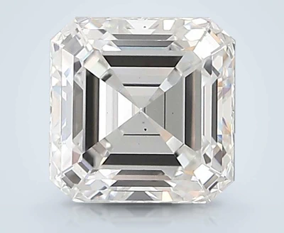 2.10ct E VS1 Rare Carat Ideal Cut Asscher Lab Grown Diamond