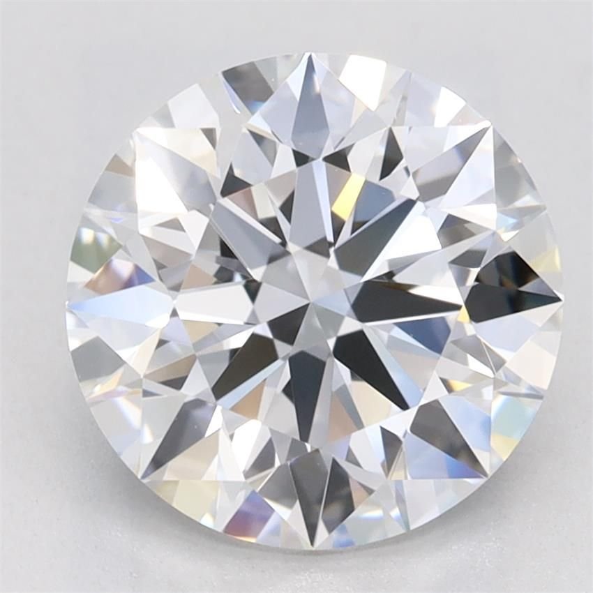 2.43ct D VVS1 Rare Carat Ideal Cut Round Lab Grown Diamond