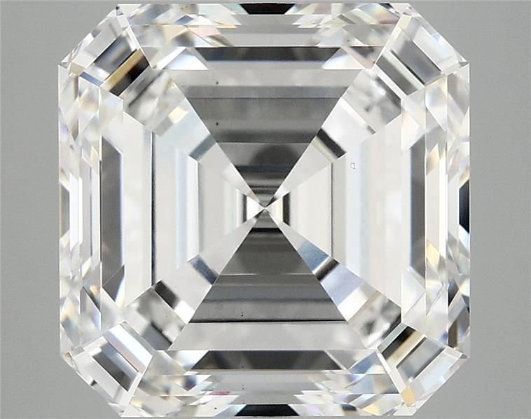 7.05ct F VS1 Excellent Cut Asscher Lab Grown Diamond
