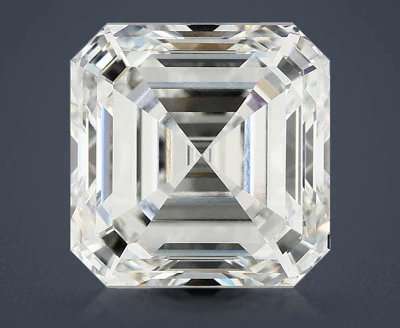 7.04ct E VVS2 Rare Carat Ideal Cut Asscher Lab Grown Diamond