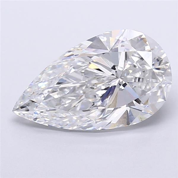 1.51ct E VS2 Excellent Cut Pear Lab Grown Diamond