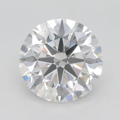 5.29ct F IF Rare Carat Ideal Cut Round Lab Grown Diamond