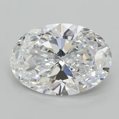 2.06ct D VVS1 Rare Carat Ideal Cut Oval Lab Grown Diamond