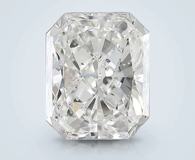3.14ct H SI2 Rare Carat Ideal Cut Radiant Diamond
