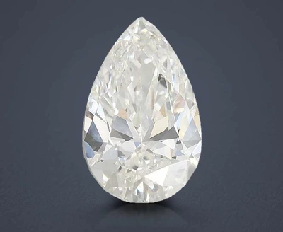 3.05ct F VS1 Rare Carat Ideal Cut Pear Lab Grown Diamond