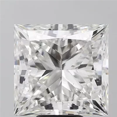 9.10ct G VS2 Rare Carat Ideal Cut Princess Lab Grown Diamond