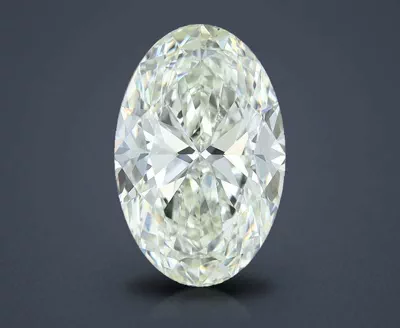 4.01ct J VS2 Rare Carat Ideal Cut Oval Diamond