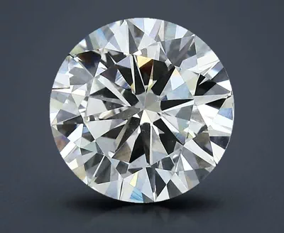 3.53ct K SI1 Good Cut Round Diamond