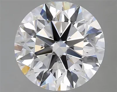 2.80ct D SI1 Rare Carat Ideal Cut Round Diamond