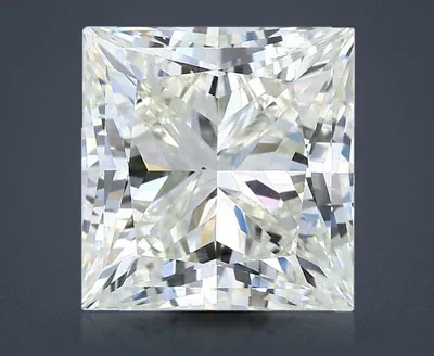 5.22ct K VS2 Very Good Cut Princess Diamond