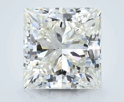 5.22ct K VS2 Very Good Cut Princess Diamond