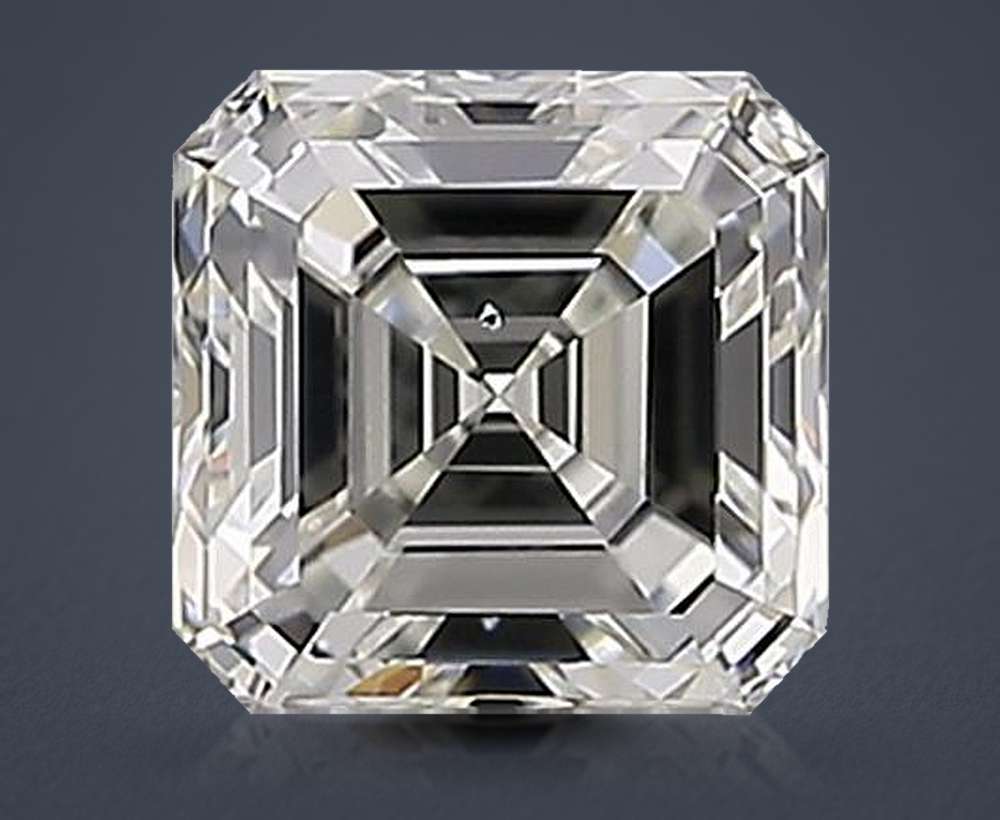 0.50ct I SI1 Rare Carat Ideal Cut Asscher Diamond