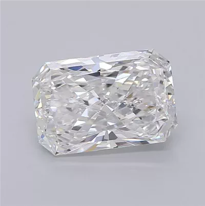 2.91ct E VVS2 Rare Carat Ideal Cut Radiant Lab Grown Diamond