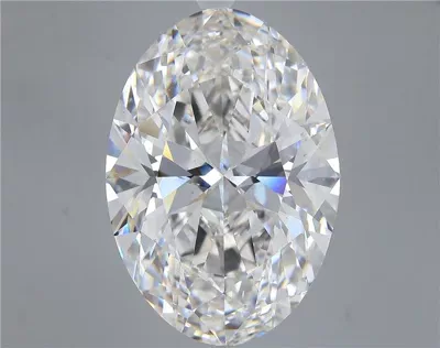 21.37ct F VS2 Rare Carat Ideal Cut Oval Lab Grown Diamond