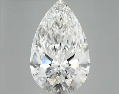 12.08ct F VVS2 Rare Carat Ideal Cut Pear Lab Grown Diamond