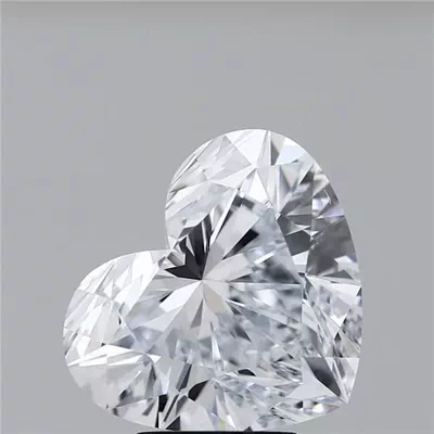 5.14ct F VS2 Rare Carat Ideal Cut Heart Lab Grown Diamond
