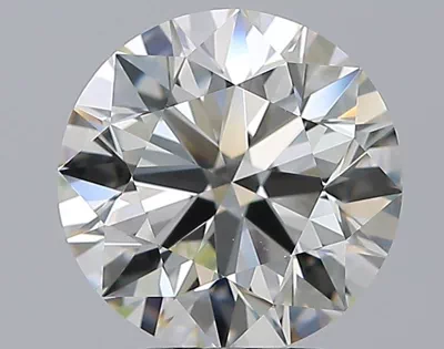 3.00ct K VS1 Rare Carat Ideal Cut Round Diamond