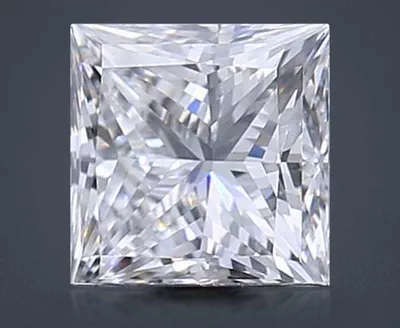 0.55ct D VVS1 Rare Carat Ideal Cut Princess Lab Grown Diamond