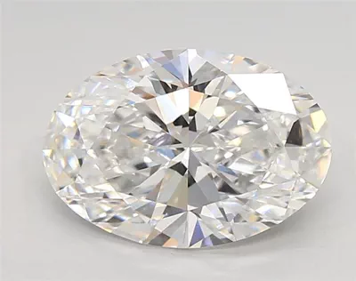 2.84ct E VVS2 Rare Carat Ideal Cut Oval Lab Grown Diamond