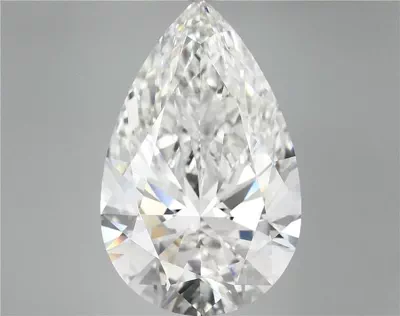 11.85ct E VVS2 Rare Carat Ideal Cut Pear Lab Grown Diamond