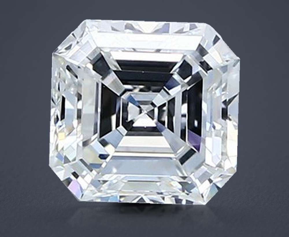 1.59ct H VS1 Very Good Cut Asscher Diamond