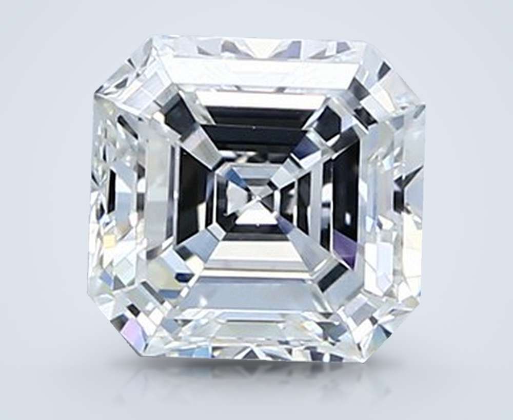 1.59ct H VS1 Very Good Cut Asscher Diamond