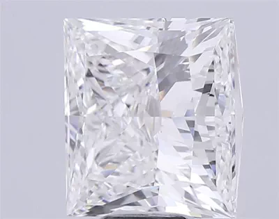 10.07ct F VVS2 Rare Carat Ideal Cut Princess Lab Grown Diamond