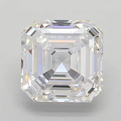 1.05ct D VVS2 Rare Carat Ideal Cut Asscher Lab Grown Diamond