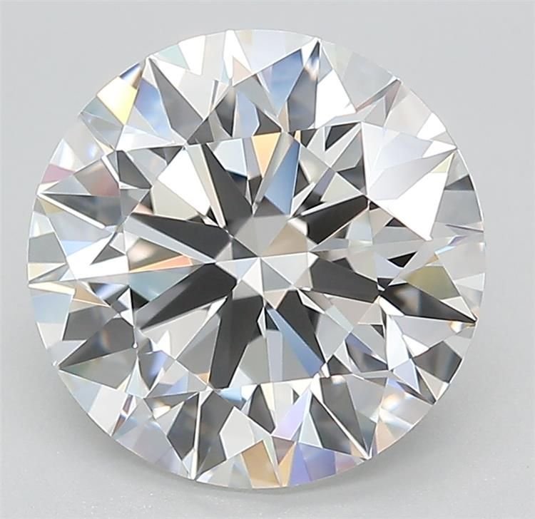 3.66ct D VVS1 Rare Carat Ideal Cut Round Lab Grown Diamond
